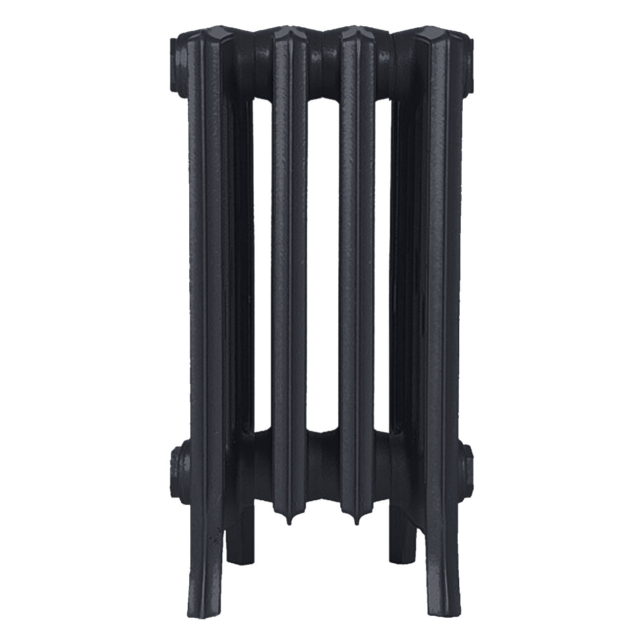Grace - Astral Grey Dark Cast Iron Column Radiator H450mm x W272mm 6 Column - Wall Hung