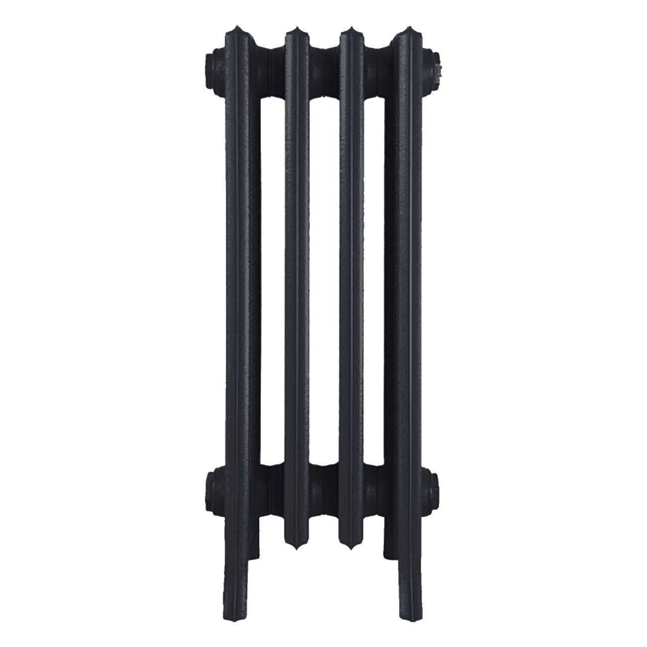 Grace - Astral Grey Dark Cast Iron Column Radiator H600mm x W272mm 6 Column - Wall Hung