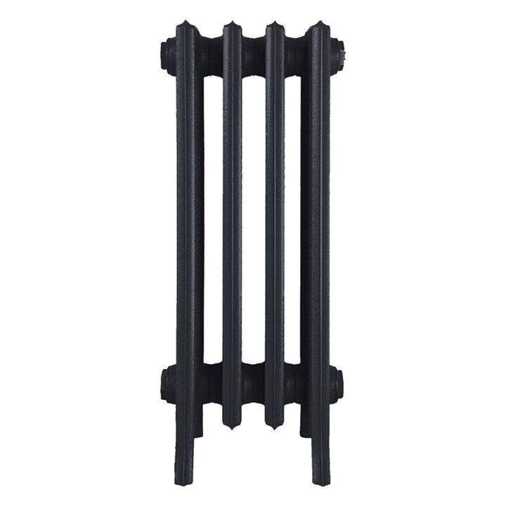Grace - Astral Grey Dark Cast Iron Column Radiator H600mm x W272mm 6 Column - Wall Hung