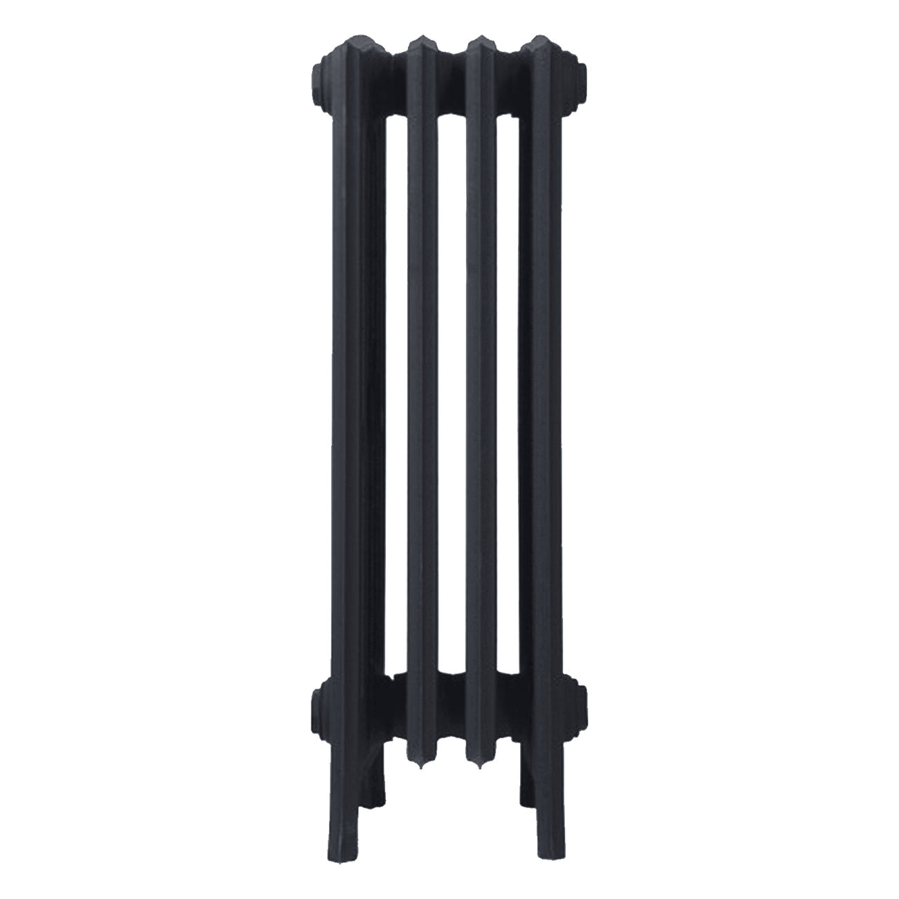 Grace - Astral Grey Dark Cast Iron Column Radiator H700mm x W272mm 6 Column - Wall Hung