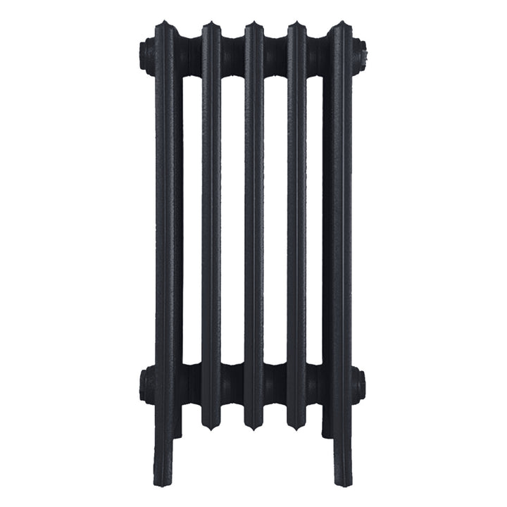 Grace - Astral Grey Dark Cast Iron Column Radiator H600mm x W333mm 6 Column - Wall Hung