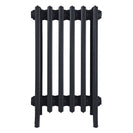 Grace - Astral Grey Dark Cast Iron Column Radiator H600mm x W393mm 6 Column - Wall Hung