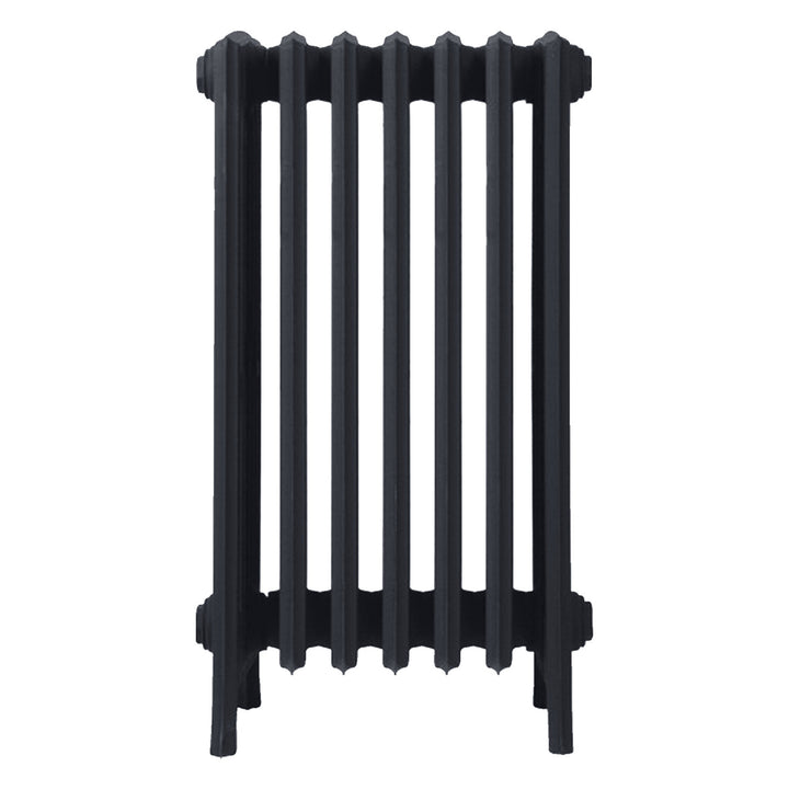 Grace - Astral Grey Dark Cast Iron Column Radiator H700mm x W454mm 6 Column - Wall Hung