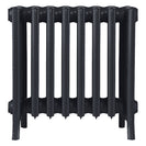 Grace - Astral Grey Dark Cast Iron Column Radiator H450mm x W514mm 6 Column - Wall Hung