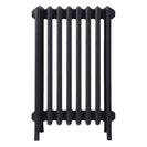 Grace - Astral Grey Dark Cast Iron Column Radiator H700mm x W514mm 6 Column - Wall Hung