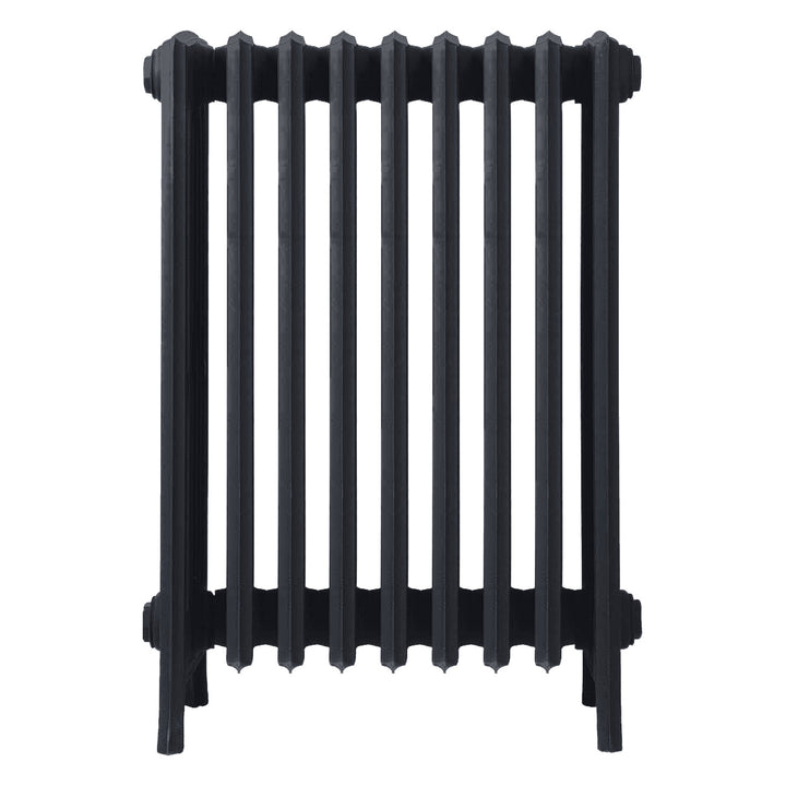 Grace - Astral Grey Dark Cast Iron Column Radiator H700mm x W575mm 6 Column - Wall Hung