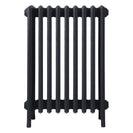Grace - Astral Grey Dark Cast Iron Column Radiator H700mm x W575mm 6 Column - Wall Hung