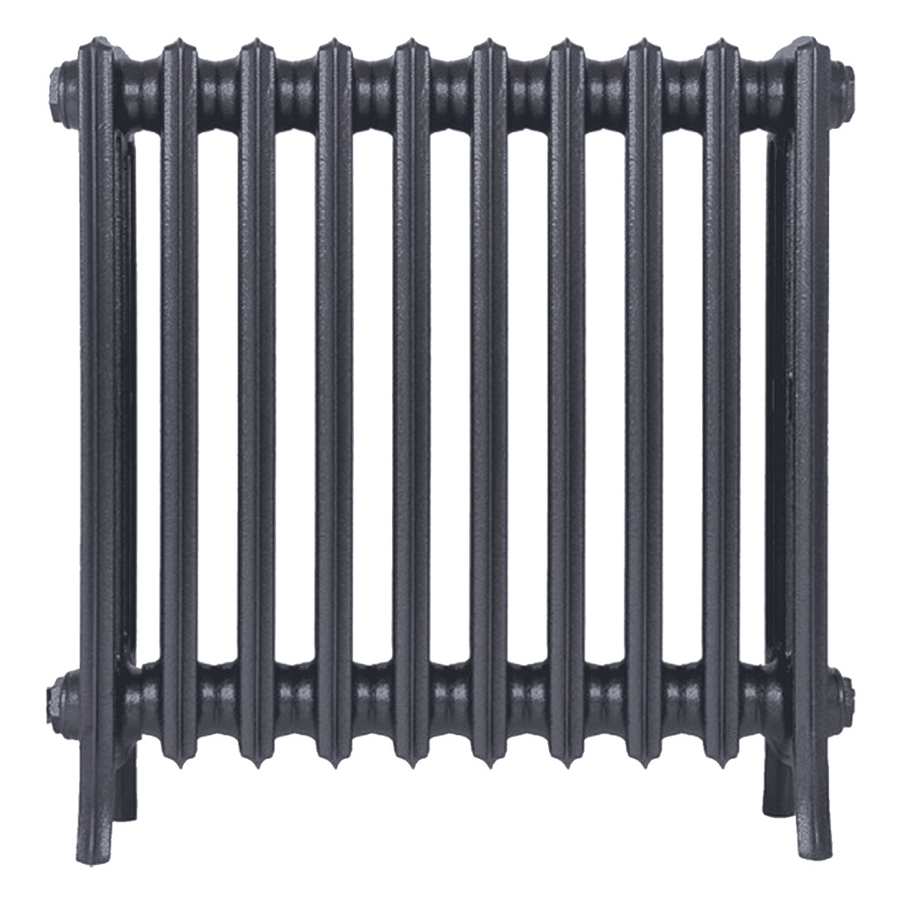 Grace - Astral Grey Mid Cast Iron Column Radiator H600mm x W635mm 4 Column - Wall Hung