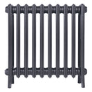 Grace - Astral Grey Mid Cast Iron Column Radiator H600mm x W635mm 4 Column - Wall Hung
