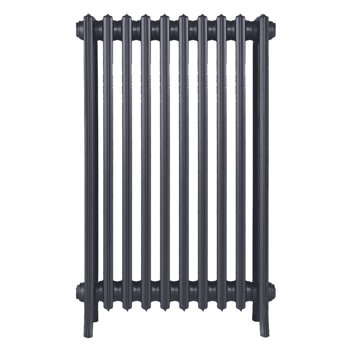 Grace - Astral Grey Mid Cast Iron Column Radiator H950mm x W635mm 4 Column - Floor Standing
