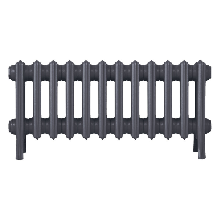 Grace - Astral Grey Mid Cast Iron Column Radiator H300mm x W756mm 4 Column - Wall Hung