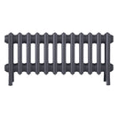 Grace - Astral Grey Mid Cast Iron Column Radiator H300mm x W756mm 4 Column - Wall Hung