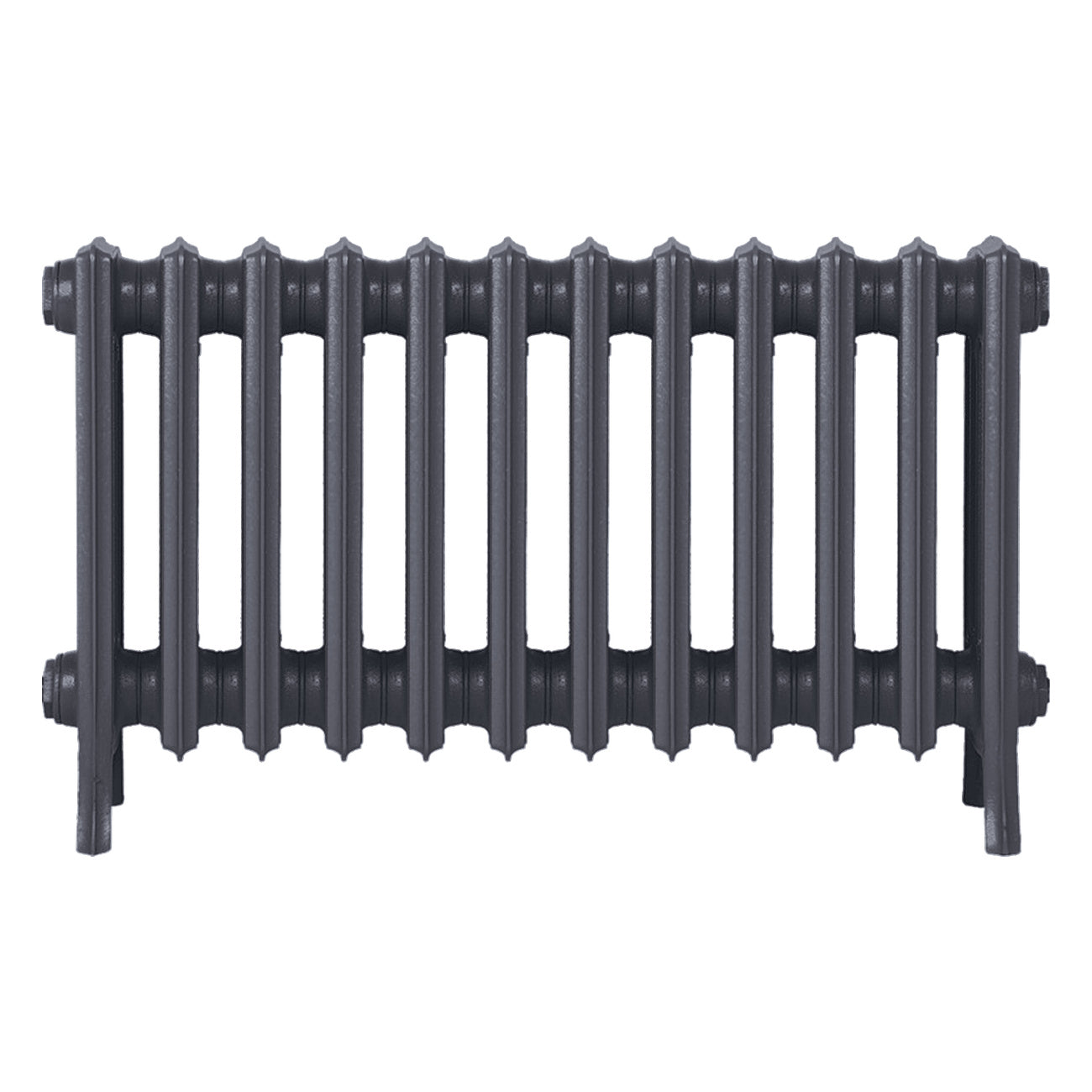 Grace - Astral Grey Mid Cast Iron Column Radiator H450mm x W756mm 4 Column - Wall Hung