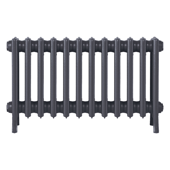 Grace - Astral Grey Mid Cast Iron Column Radiator H450mm x W756mm 4 Column - Wall Hung