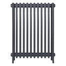 Grace - Astral Grey Mid Cast Iron Column Radiator H950mm x W756mm 4 Column - Floor Standing