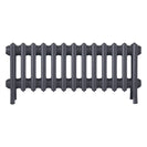 Grace - Astral Grey Mid Cast Iron Column Radiator H350mm x W817mm 4 Column - Floor Standing