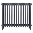 Grace - Astral Grey Mid Cast Iron Column Radiator H700mm x W817mm 4 Column - Wall Hung