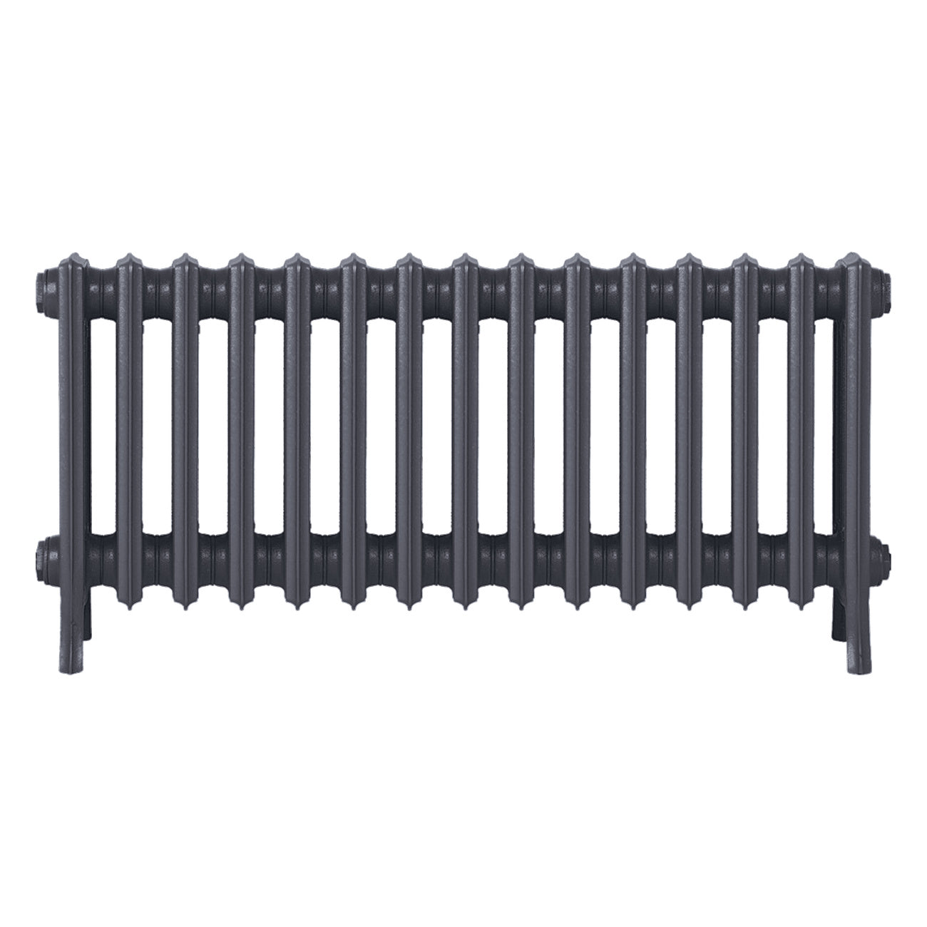 Grace - Astral Grey Mid Cast Iron Column Radiator H450mm x W938mm 4 Column - Wall Hung