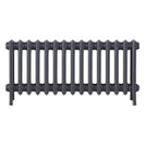 Grace - Astral Grey Mid Cast Iron Column Radiator H450mm x W938mm 4 Column - Wall Hung