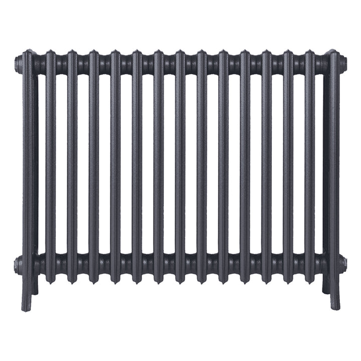 Grace - Astral Grey Mid Cast Iron Column Radiator H700mm x W938mm 4 Column - Wall Hung