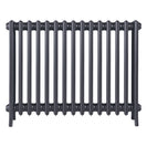 Grace - Astral Grey Mid Cast Iron Column Radiator H700mm x W938mm 4 Column - Wall Hung