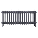 Grace - Astral Grey Mid Cast Iron Column Radiator H450mm x W998mm 4 Column - Wall Hung