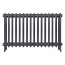 Grace - Astral Grey Mid Cast Iron Column Radiator H600mm x W998mm 4 Column - Wall Hung
