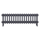 Grace - Astral Grey Mid Cast Iron Column Radiator H350mm x W1059mm 4 Column - Floor Standing