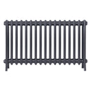 Grace - Astral Grey Mid Cast Iron Column Radiator H650mm x W1059mm 4 Column - Floor Standing