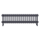 Grace - Astral Grey Mid Cast Iron Column Radiator H300mm x W1119mm 4 Column - Wall Hung