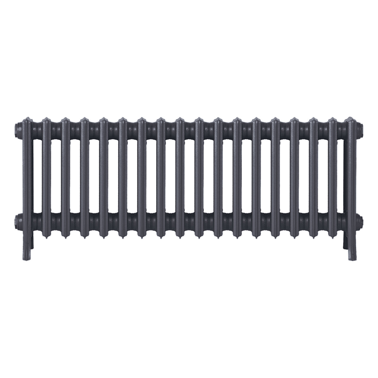 Grace - Astral Grey Mid Cast Iron Column Radiator H450mm x W1119mm 4 Column - Wall Hung