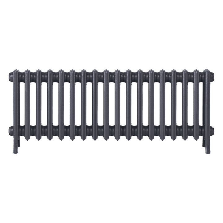Grace - Astral Grey Mid Cast Iron Column Radiator H450mm x W1119mm 4 Column - Wall Hung