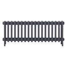 Grace - Astral Grey Mid Cast Iron Column Radiator H450mm x W1119mm 4 Column - Wall Hung