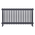 Grace - Astral Grey Mid Cast Iron Column Radiator H650mm x W1119mm 4 Column - Floor Standing