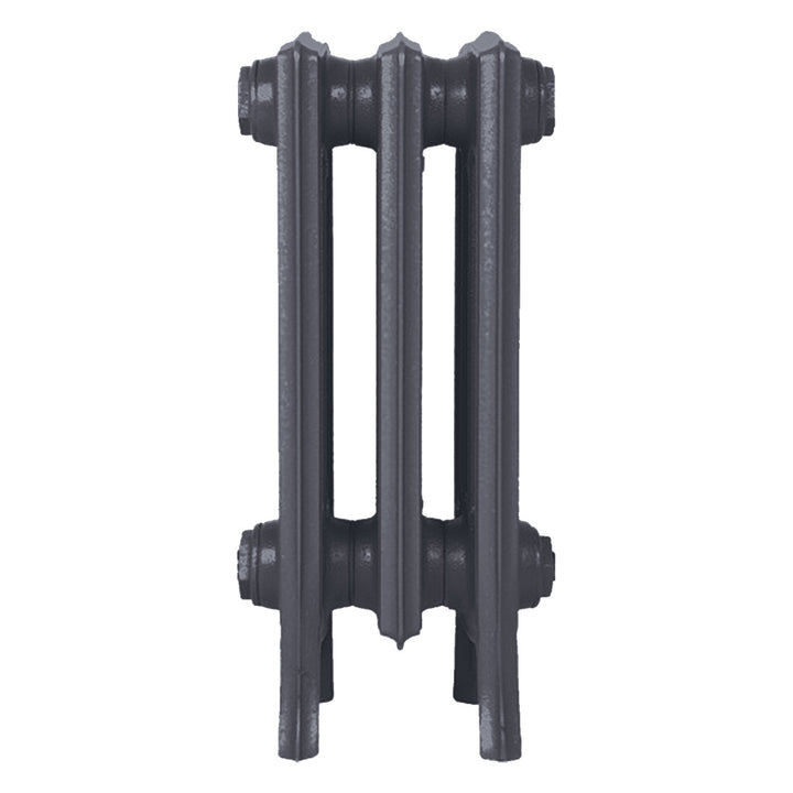 Grace - Astral Grey Mid Cast Iron Column Radiator H450mm x W212mm 4 Column - Wall Hung