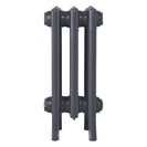 Grace - Astral Grey Mid Cast Iron Column Radiator H450mm x W212mm 4 Column - Wall Hung
