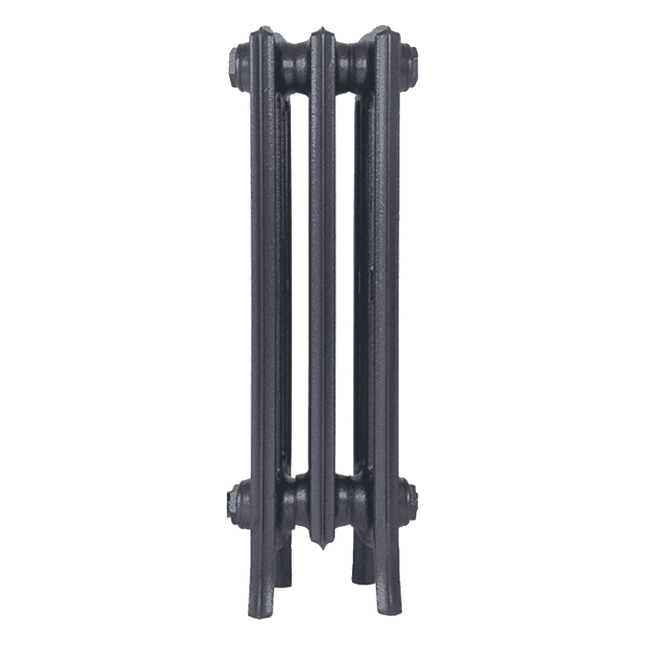 Grace - Astral Grey Mid Cast Iron Column Radiator H650mm x W212mm 4 Column - Floor Standing