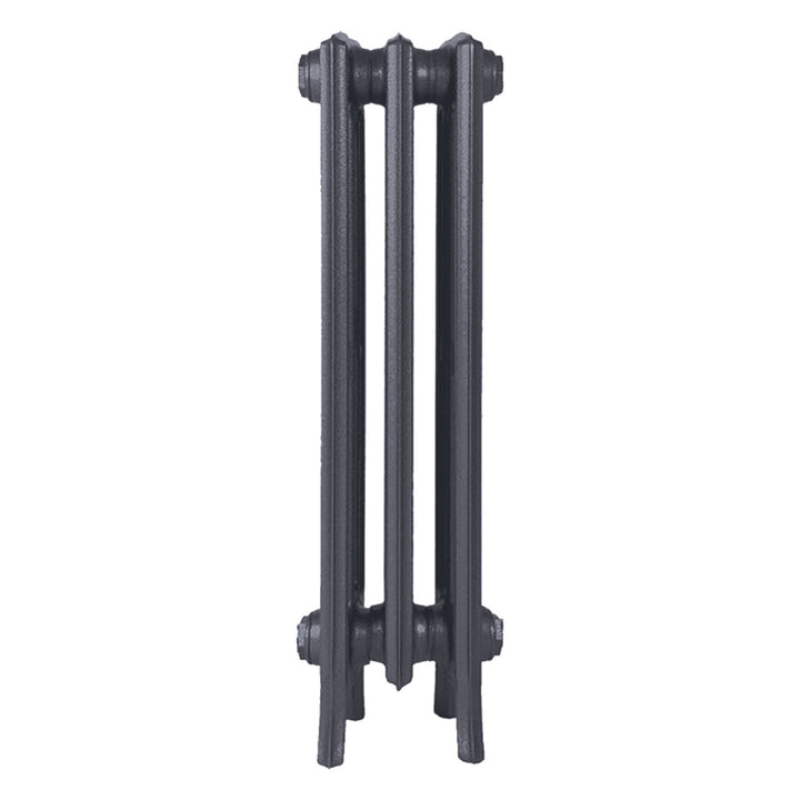 Grace - Astral Grey Mid Cast Iron Column Radiator H700mm x W212mm 4 Column - Wall Hung