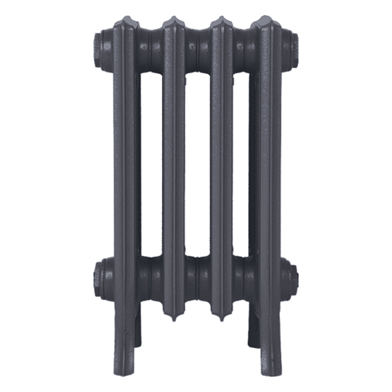Grace - Astral Grey Mid Cast Iron Column Radiator H450mm x W272mm 4 Column - Wall Hung