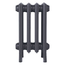 Grace - Astral Grey Mid Cast Iron Column Radiator H450mm x W272mm 4 Column - Wall Hung