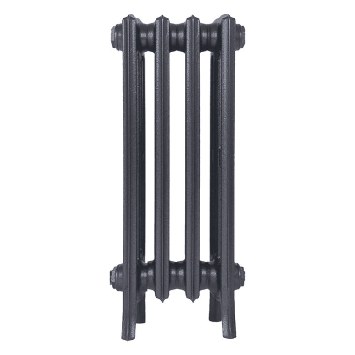 Grace - Astral Grey Mid Cast Iron Column Radiator H650mm x W272mm 4 Column - Floor Standing