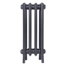 Grace - Astral Grey Mid Cast Iron Column Radiator H650mm x W272mm 4 Column - Floor Standing