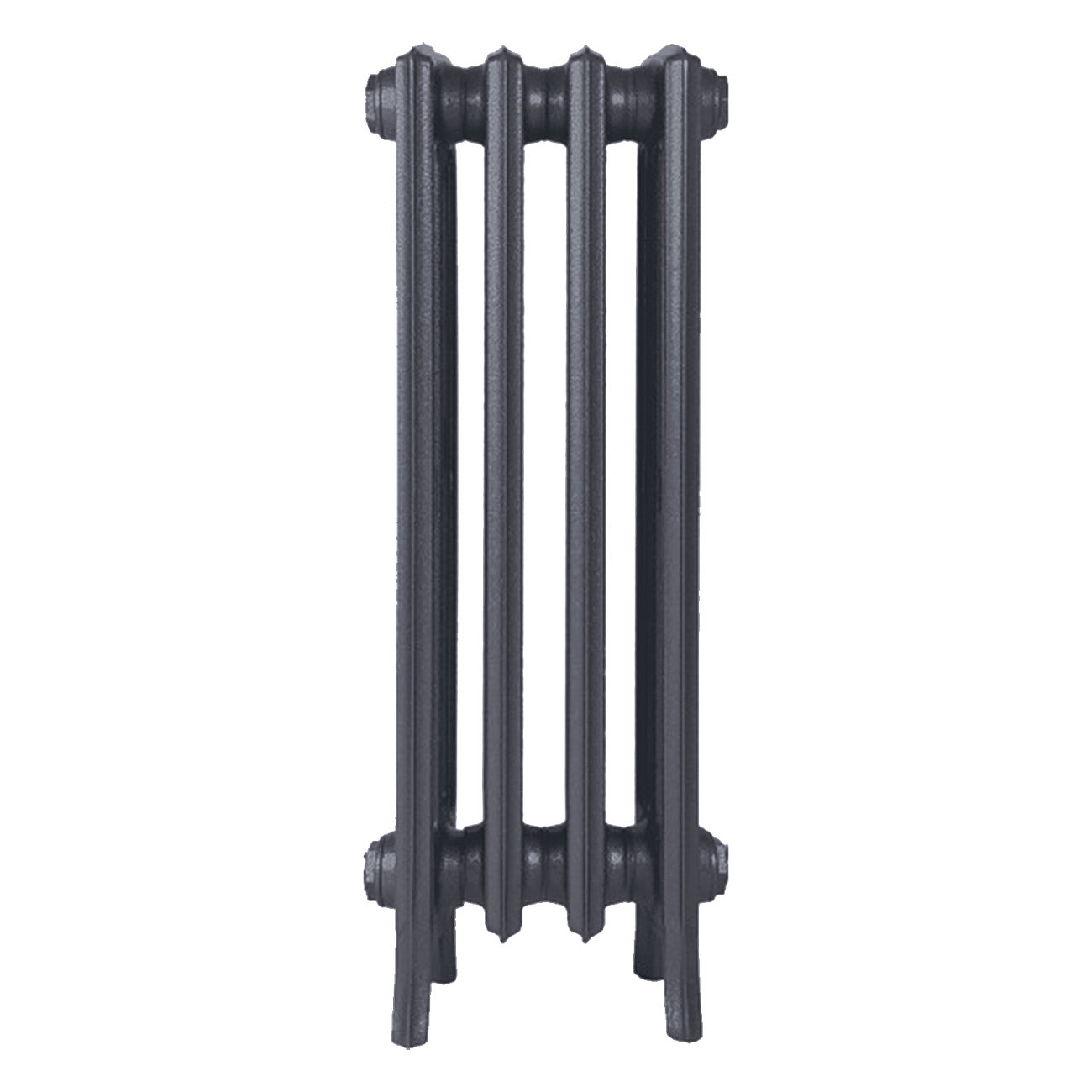 Grace - Astral Grey Mid Cast Iron Column Radiator H700mm x W272mm 4 Column - Wall Hung