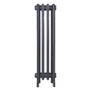 Grace - Astral Grey Mid Cast Iron Column Radiator H898mm x W272mm 4 Column - Wall Hung