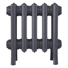 Grace - Astral Grey Mid Cast Iron Column Radiator H350mm x W333mm 4 Column - Floor Standing