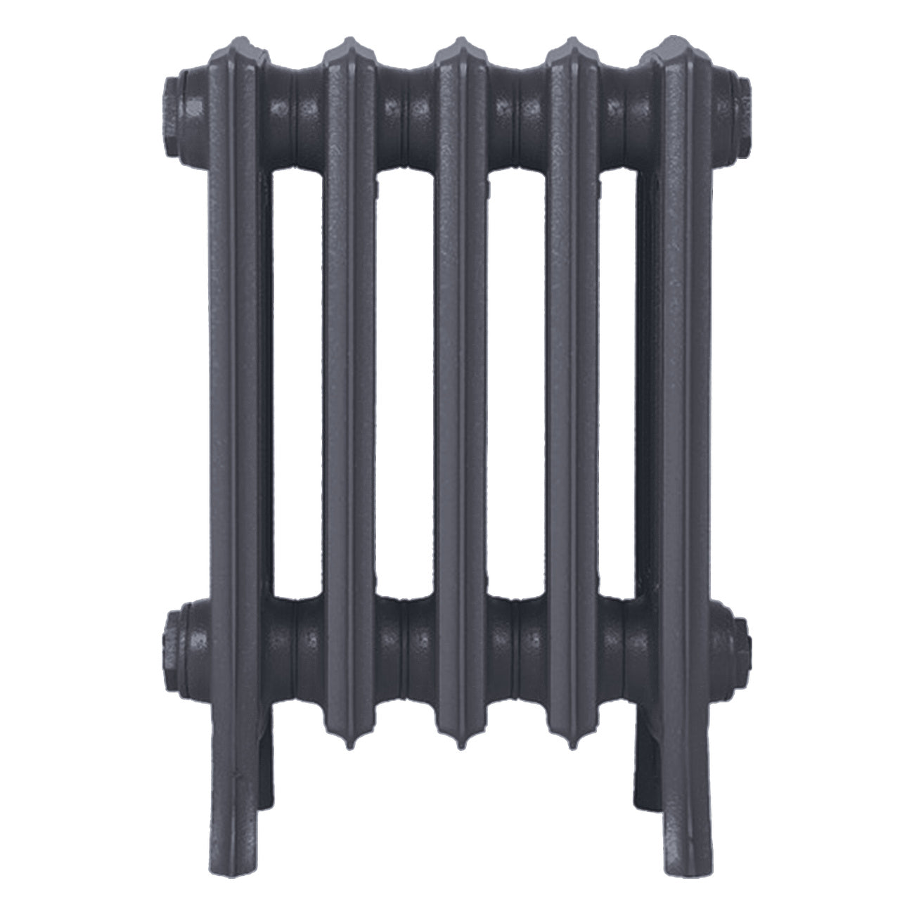 Grace - Astral Grey Mid Cast Iron Column Radiator H450mm x W333mm 4 Column - Wall Hung