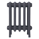 Grace - Astral Grey Mid Cast Iron Column Radiator H450mm x W333mm 4 Column - Wall Hung