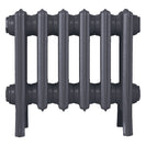 Grace - Astral Grey Mid Cast Iron Column Radiator H350mm x W393mm 4 Column - Floor Standing