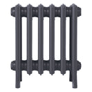 Grace - Astral Grey Mid Cast Iron Column Radiator H450mm x W393mm 4 Column - Wall Hung