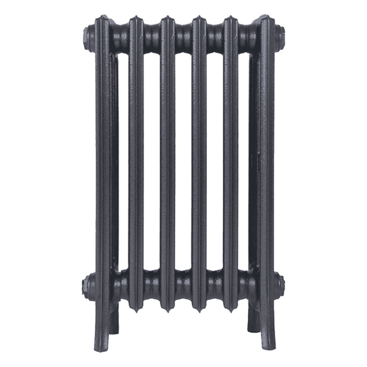 Grace - Astral Grey Mid Cast Iron Column Radiator H600mm x W393mm 4 Column - Wall Hung